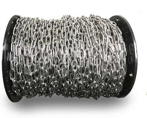 US Stainless Stainless Steel 316 Chain 1/8" (3mm) Chain 100 Meter roll in Saudi Arabia