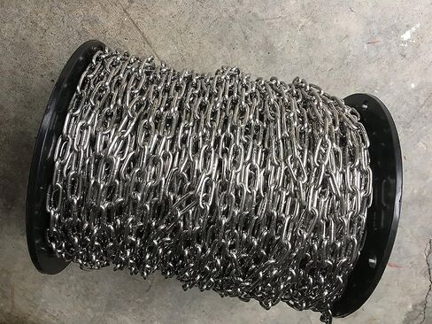 US Stainless Stainless Steel 316 Chain 1/8" (3mm) Chain 100 Meter roll in Saudi Arabia