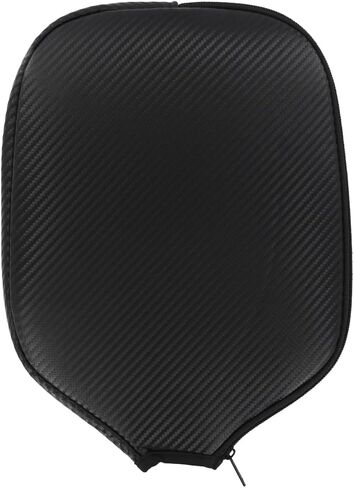 Myartte Pickleball Paddle Cover Black 11.8" L x 9" W Perfect For Most Paddle PU Leather Paddle Cover Protect Your Paddle From Scratches Dings and Dents in Saudi Arabia
