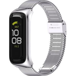 MIJOBS Strap Compatible with Samsung Galaxy Fit 2 SM-R220 Bands for Women Men, Sport Straps Replacement Wristband Accessories for Samsung Galaxy Fit2