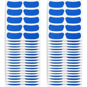 180 Pairs Sports Eye Black Stickers for Kids, Breathable Eye Strips for Football, Baseball, Softball, Lacrosse Fans, Perfect for Sports Spirit Themed Parties and School Birthday Supplies (Blue)