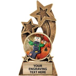 Halloween Trophies - 5.5" Resin Halloween Scarecrow Award Prize Prime