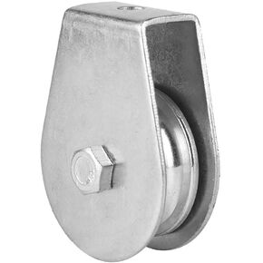 Pulley Block, 0.3T Lifting Weight Pulley Roller Single Pulley Low Wear Swivel Pulley Roller Lifting Wheel for Wire Rope(02)