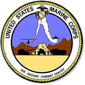 Round Marines Corps 29 Palms Seal Sticker (u.s. SD CA Base Vinyl Decal for car Truck Tank or Laptop (3 inch) USMC Licensed