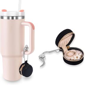Ring Holder for Stanley Cup, Traveling Jewelry Holder Storage for Stanley, Ring Holder for Stanley Accessories (black)