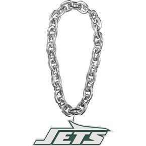 aminco New York Jets New Logo NFL Fan Chain, Silver