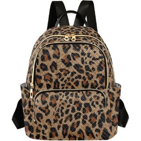 ALAZA Mini Backpack Purse for Women Lightweight Girls Small Size Rainbow Heart Watercolor School Teens College Traveling
