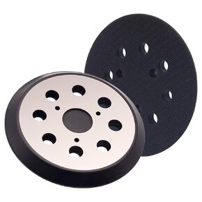 Hook and Loop Sander Replacement Pad for Makita, 5 Inch 8 Hole Metal Sander Pads for Makita BO5010, BO5030K, BO5031K Compatible with DeWalt D26451,D26453,DW420, Porter Cable 382 (2 Pack)