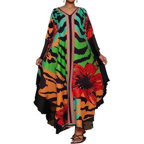 Bsubseach Caftan Cover Ups for Swimwear Women Plus Size Kaftan Bathing Suit Cover Up Dress Resort Wear