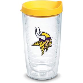 كوب معزول بشعار Tervis NFL Minnesota Vikings-Primary، زجاجة مياه Venture Lite سعة 24oz، كلاسيكية