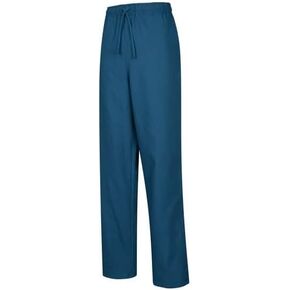 WODIN Scrubs Medical Uniform Unisex Women and Men Pants(Caribbean Blue,Small)