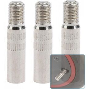 3 Pcs Tire Valve Stem Extension 39mm, Wheel Tire Inflation Extension Nozzle Adapter Compatible with Xiaomi M365 Pro Electric Scooter