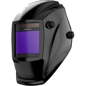 Welding Helmet with Auto Darkening Large Viewing Screen 3.94"X3.27" True Color Solar Power, 4 Arc Sensor Wide Shade 4/5-9/9-13 for TIG/MIG/Cut/Stick
