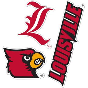 Desert Cactus University of Louisville Stickers Cardinals U of L Cards Vinyl Decals Laptop Water Bottle Car Scrapbook T5 (Type 5-1)