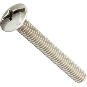 The Hillman Group 831455 1/4-20 x 2-Inch Stainless Steel Truss Head Combo Machine Screw, 100-Pack