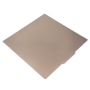Double Sided PEI Sheet, 450x450 Non Fingers Cuts 3 Layer Flexible Spring Steel Build Plate Adhesive for 3D Printer