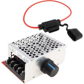 7-70V PWM DC Motor Speed Controller, 12V 24V 36V 48V 60V 70V Motor Speed Control Regulator with 30 Amp Fuse