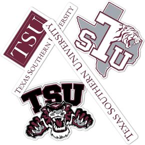 Desert Cactus Texas Southern University TSU Tigers Stickers Vinyl Decals Laptop Water Bottle Car Scrapbook 13.3x10.7 Sheet T2 (Type 2)