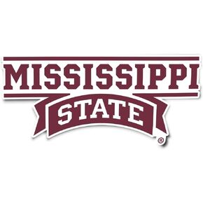 Desert Cactus Mississippi State University Sticker Bulldogs MSU Hail State Vinyl Decal Laptop Water Bottle Car Scrapbook (IND 13)