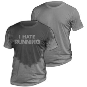 Sweat Activated Shirts with Motivational Messages for Workout Style I Hate Running Men