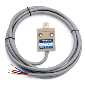 Baomain Stainless Steel Roller Plunger Limit Switch TZ-3102 (BM-3102) 1NO+1NC SPDT IP67