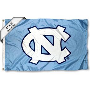 College Flags & Banners Co. UNC Tar Heels 4 ft x 6 ft Flag
