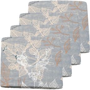 HAOYONG 4PCS Patio Sofa Cushion Cover Waterproof Outdoor Cushion Covers Stretch Patio Sofa Slipcovers Replacement Patio Furniture Cushions Couch Slipcovers Sofa Seat Cover for Indoor Outdoor Cushions