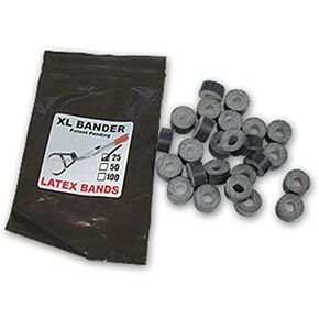 XL Bull Tri Bander Rings Bands 25 Count Castrate Cattle Sheep Goat