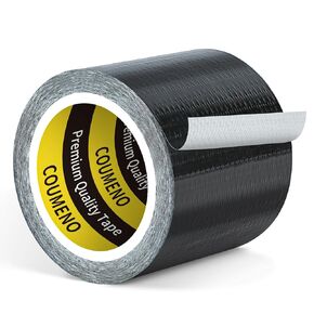 Heavy Duty Single Sided Duct Tape,2inX16.4FT,Strong Adhesion, Wear-Resistant, Durable Tape for Indoor and Outdoor,Easy Use for Sealing, Masking, Bundling and Repairing Black