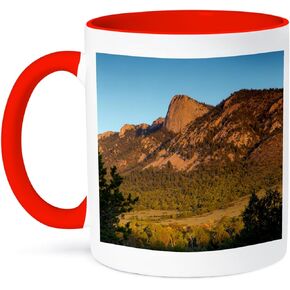 3dRose Tooth of Time Philmont Scout Ranch Cimarron New Mexico Two Tone Mug, 11 oz, Red