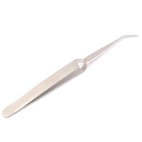 Scientific Stainless Steel Reverse Action Forceps with Bent Very Fine Point