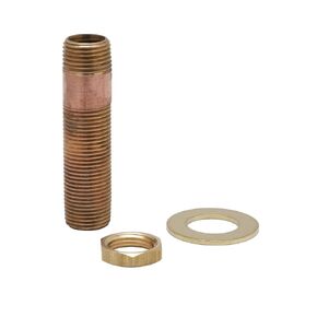 T&S Brass TS Brass B-0426 Supply Nipple, Silver