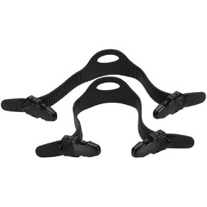 Premium Black Rubber Fin Strap with Quick Release Buckle Accessories for Underwater Scuba Diving Snorkeling Swimming Spearfishing