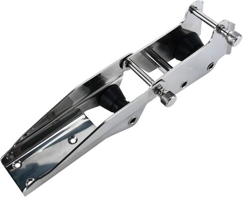 Amarine Made Stainless Steel Hinged/Pivoting Boat Anchor Bow Roller,Double Bow Anchor Roller with Hinged Quick Release pins (2208S,14" (360 mm)) in Saudi Arabia