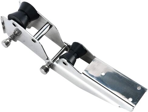 Amarine Made Stainless Steel Hinged/Pivoting Boat Anchor Bow Roller,Double Bow Anchor Roller with Hinged Quick Release pins (2208S,14" (360 mm)) in Saudi Arabia