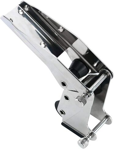 Amarine Made Stainless Steel Hinged/Pivoting Boat Anchor Bow Roller,Double Bow Anchor Roller with Hinged Quick Release pins (2208S,14" (360 mm)) in Saudi Arabia