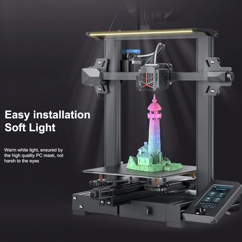 Creality 3D Printer LED Light Bar Kit for Ende 3 V2 Neo Lighting Strip Upgrade LED Chip,24V Premium Warm White Soft Light, Engergy and Power Saving for Creality Ender 3/Pro/V2/V2 Neo in Kuwait