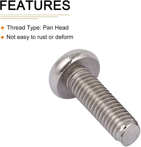 مسامير توركس برأس M6x20mm (DxL) - 12 حزمة - جيدة للآلات - 304 مثبتات أمان توركس مقاومة للعبث من الفولاذ المقاوم للصدأ - فضي in Saudi Arabia