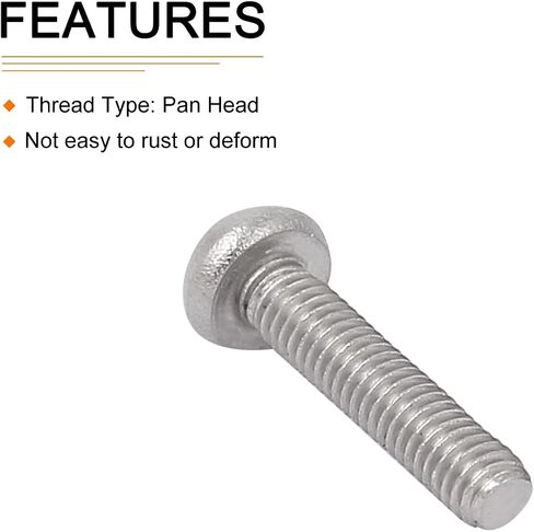 مسامير توركس برأس M6x20mm (DxL) - 12 حزمة - جيدة للآلات - 304 مثبتات أمان توركس مقاومة للعبث من الفولاذ المقاوم للصدأ - فضي in Saudi Arabia