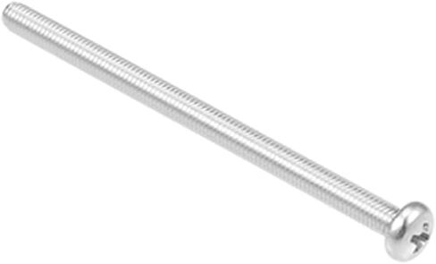 uxcell Pan Phillips Cross Head Screw, M5x80mm and M5x100mm Fasteners Bolts 304 Stainless Steel 10pcs in Saudi Arabia
