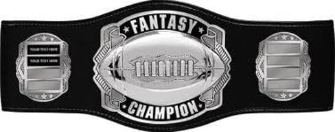 Crown Awards Fantasy Football Champion Perpetual Black And Silver Belt Prime in Saudi Arabia