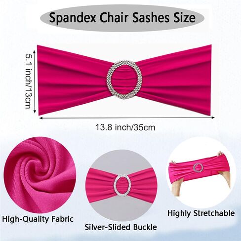 25 Pack White Folding Chair Covers with 25 Pack Gold Chair Sashes, White Chair Covers for Party, Gold Chair Chair Sashes for Wedding, 50 Pack White Folding Chair Cover Sets in Kuwait