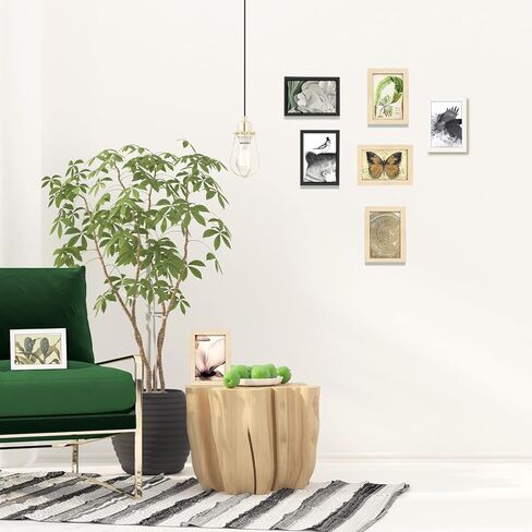 مجموعة مكونة من 50 إطارًا للصور لتزيين الحائط مع ورقة أكريليك وإطارات صور صغيرة للعرض على الحائط أو سطح الطاولة (4 × 6 بوصة، متعدد الألوان) in Kuwait