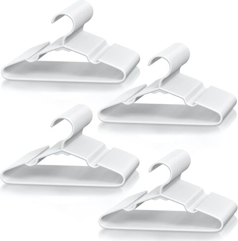 VTRIN Baby Hangers 60 حزمة من شماعات الأطفال البلاستيكية الصلبة ذات سعة كبيرة مناسبة لجميع ملابس الرضع والأطفال الصغار، مثل القمصان القصيرة والمعاطف السميكة، شماعات الأطفال لملابس الأطفال in Kuwait