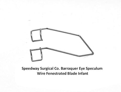 Barraquer Speculum Wire Fenestrated Infant II Stainless Steel II Approx 35 mm in Saudi Arabia