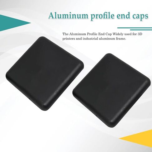4545 European Standard Aluminum Profile End Cap,Black Plastic T-Slot Aluminum Profile Accessories(10pcs) in Saudi Arabia