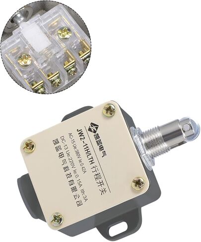 Uxcell JW2-11H/LTH مكبس دوار مؤقت مفتاح الحد 1NC + 1NO لمفتاح باب الطابعة ثلاثية الأبعاد لمطحنة CNC in Saudi Arabia