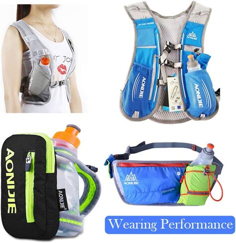 عبوة ترطيب محمولة باليد من AONIJIE Lovtour Quick Shot مع زجاجة مياه سعة 250 مل in Kuwait