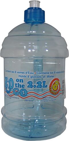 Arrow Plastic 75001 2.2 Liter H2O On The Go Water Bottle in Saudi Arabia