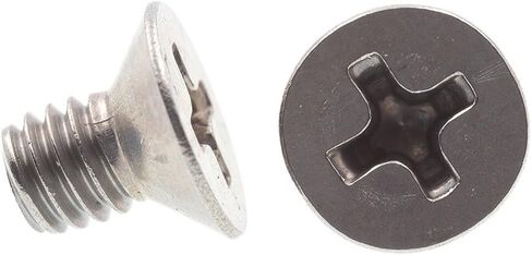 Prime-Line 9121126 Machine Screws, Metric, Flat Head, Phillips Drive, M4-0.7 X 6MM (10 Pack) in Saudi Arabia